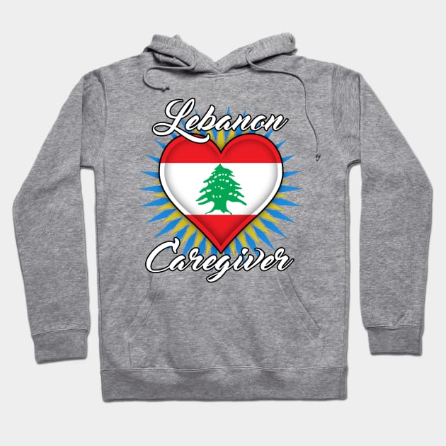 Lebanon Caregiver (white font) Hoodie by WCN Store